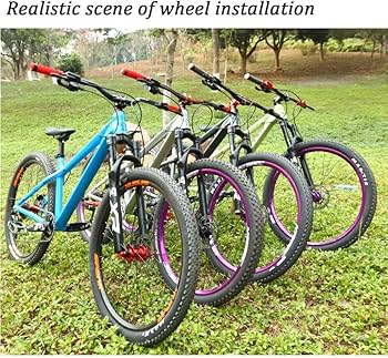 Amazon | LPYDWZ パープルマウンテンバイクホイール 26/27.5/29 インチ